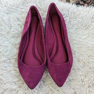 Breckelles fuchsia flats, size 7.5